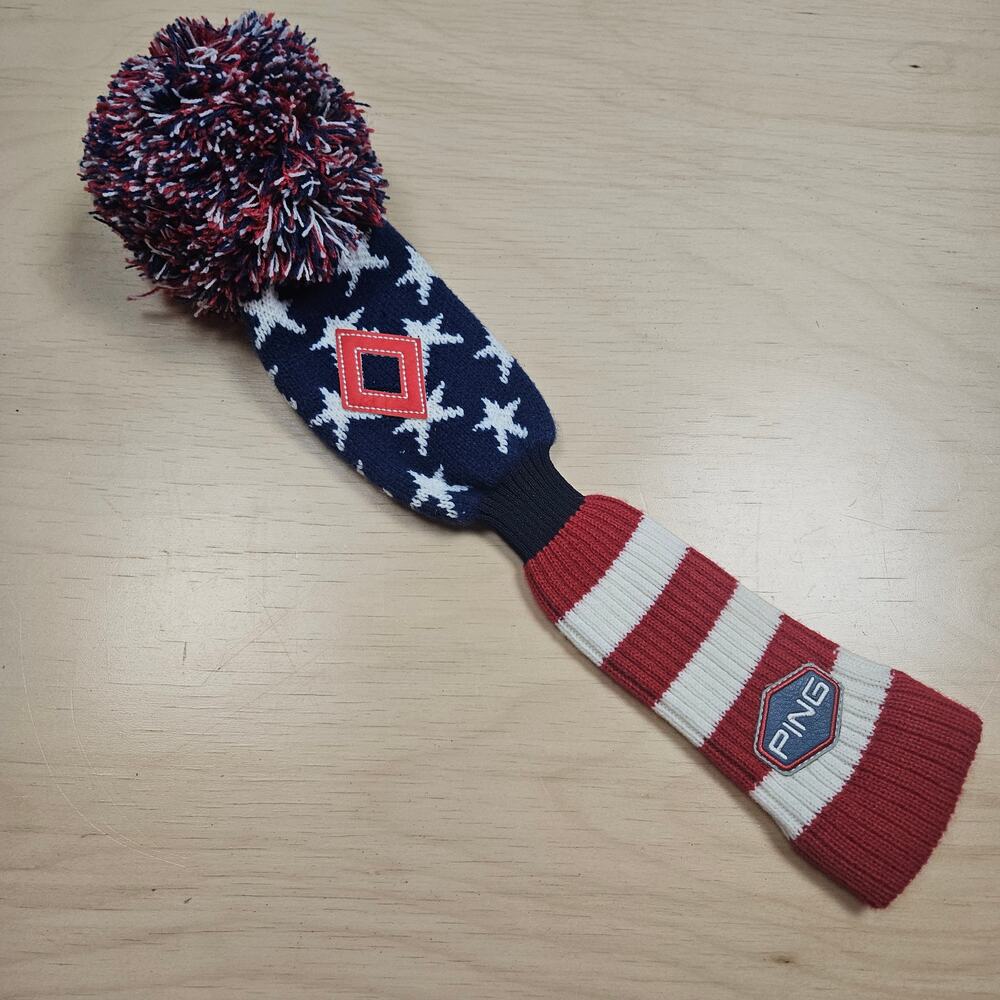 PING Fairway Wood Headcover Limited Edition Liberty Collection Red, White, Blue